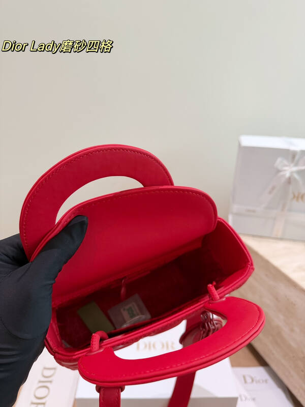 Dior Lady Red mini crossbody — 1:1 Replica