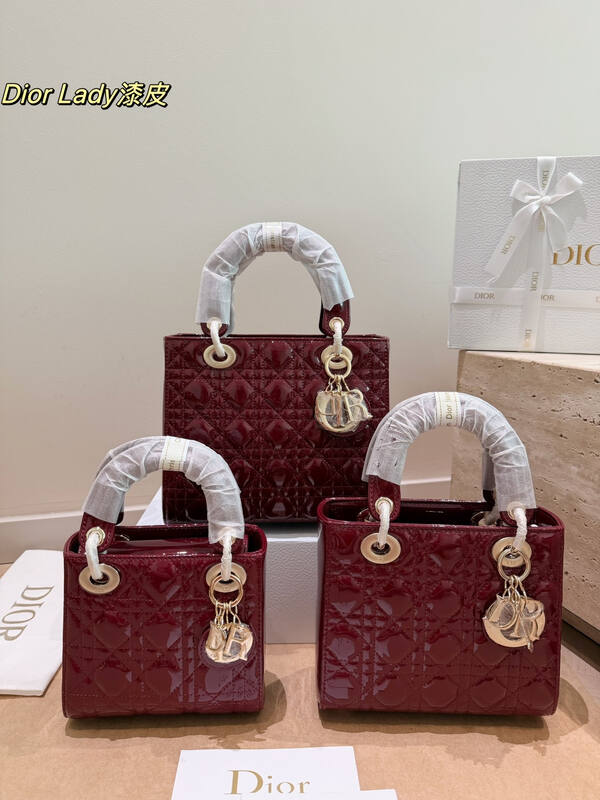 Dior Lady Gray shoulder — 1:1 Replica