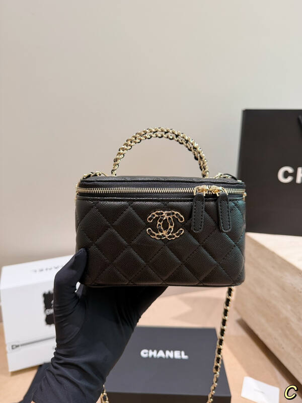 Chanel Vanity Case Metallic Gold mini crossbody — AAA Quality Replica