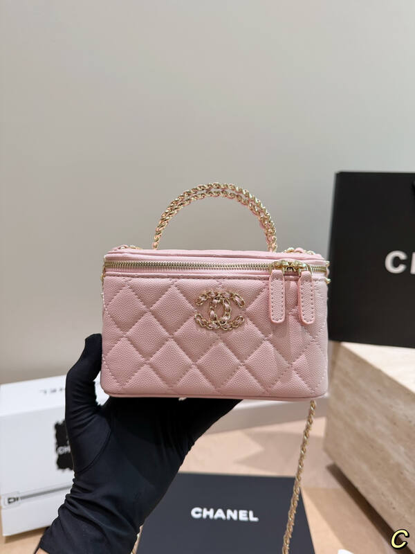 Chanel Vanity Case Metallic Gold mini crossbody — AAA Quality Replica