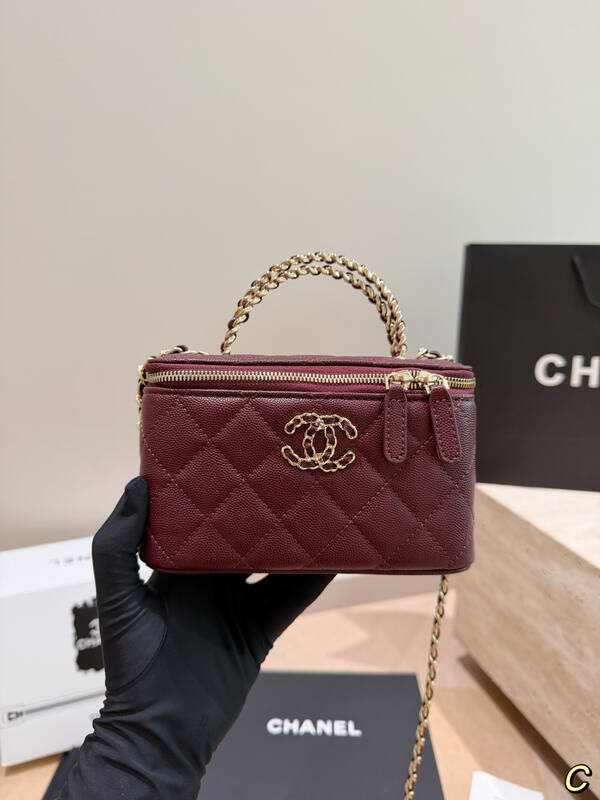 Chanel Vanity Case Metallic Gold mini crossbody — AAA Quality Replica