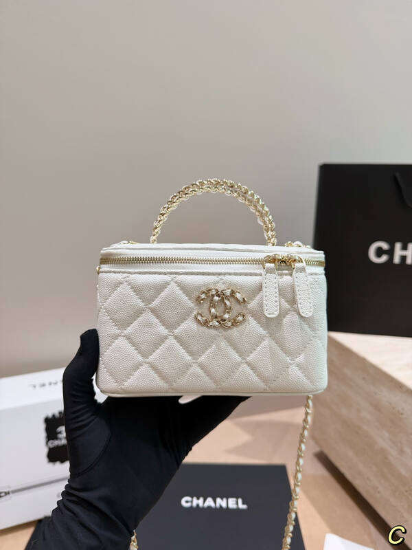 Chanel Vanity Case Metallic Gold mini crossbody — AAA Quality Replica