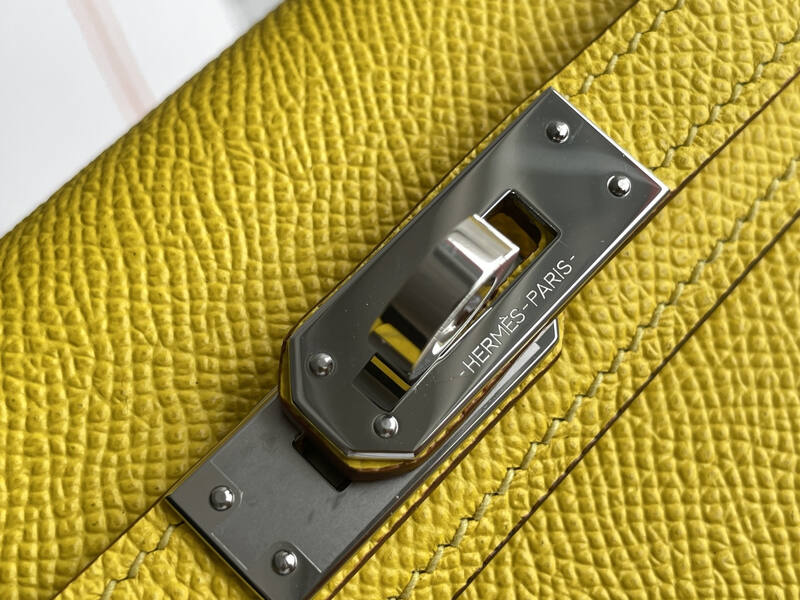 Hermes Mini Kelly II Yellow mini crossbody — 1:1 Replica