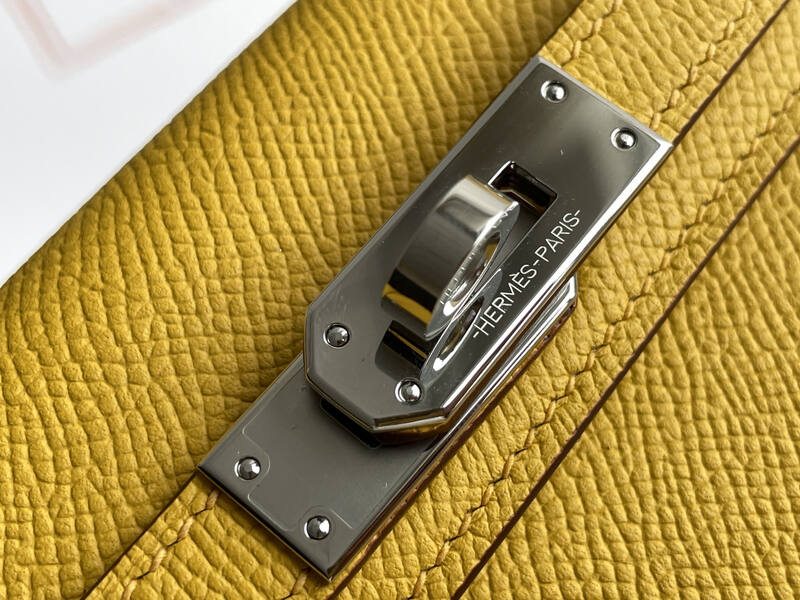 Hermes Mini Kelly II Yellow mini crossbody — 1:1 Replica