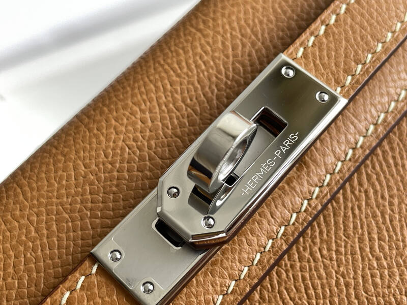 Hermes Kelly Brown mini crossbody — AAA Quality Replica