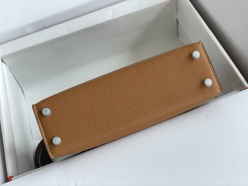Hermes Kelly Brown mini crossbody — AAA Quality Replica