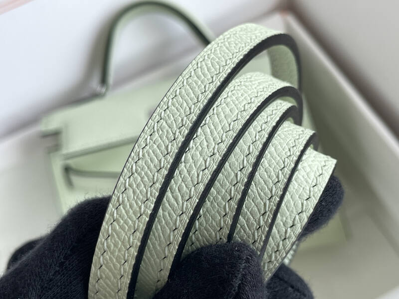 Hermes Kelly Mint Green mini crossbody — Top Quality Replica
