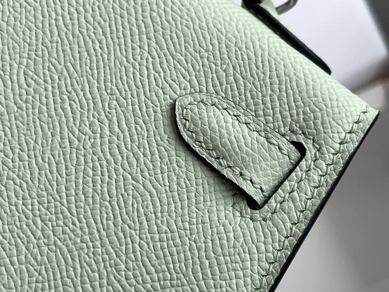 Hermes Kelly Mint Green mini crossbody — Top Quality Replica