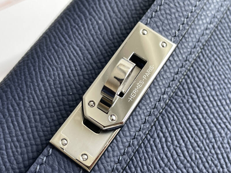 Hermes Kelly Blue mini crossbody — Premium Replica