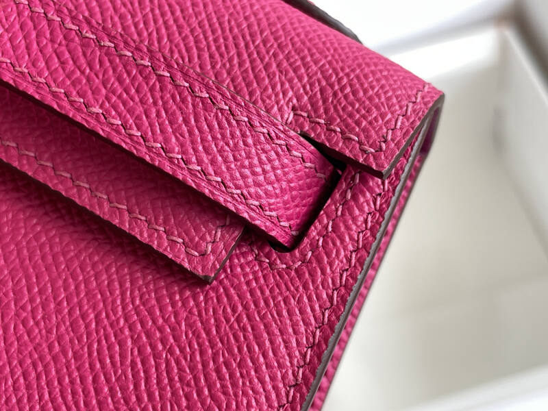 Hermes Kelly Pink mini crossbody — 1:1 Replica