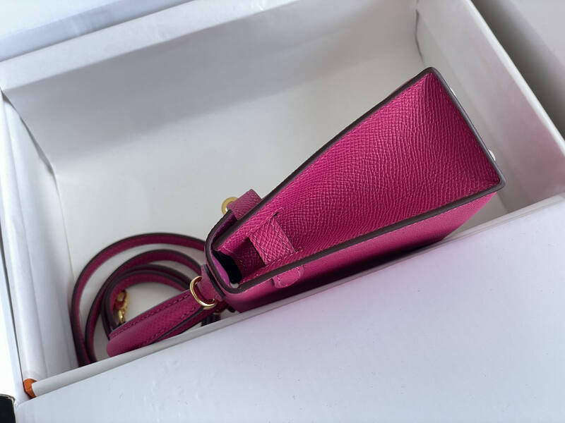 Hermes Kelly Pink mini crossbody — 1:1 Replica