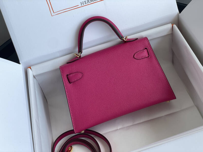 Hermes Kelly Pink mini crossbody — 1:1 Replica