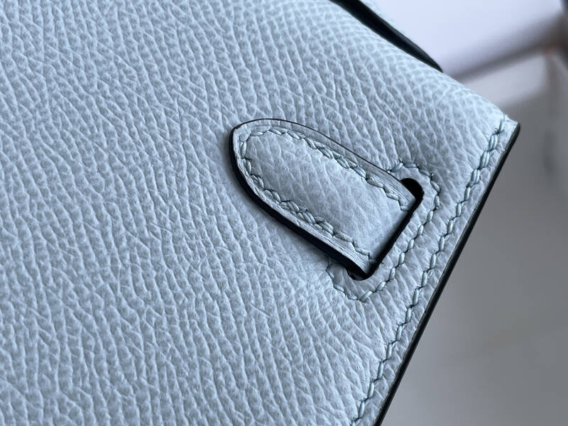 Hermes Mini Kelly II White mini evening — Premium Replica