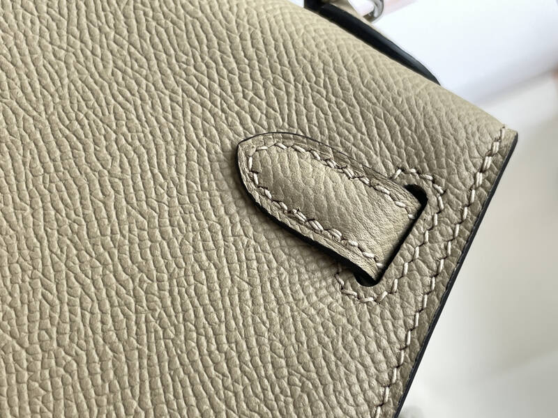 Hermes Kelly Etoupe mini crossbody — AAA Quality Replica