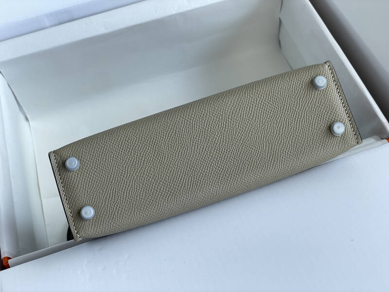 Hermes Kelly Etoupe mini crossbody — AAA Quality Replica