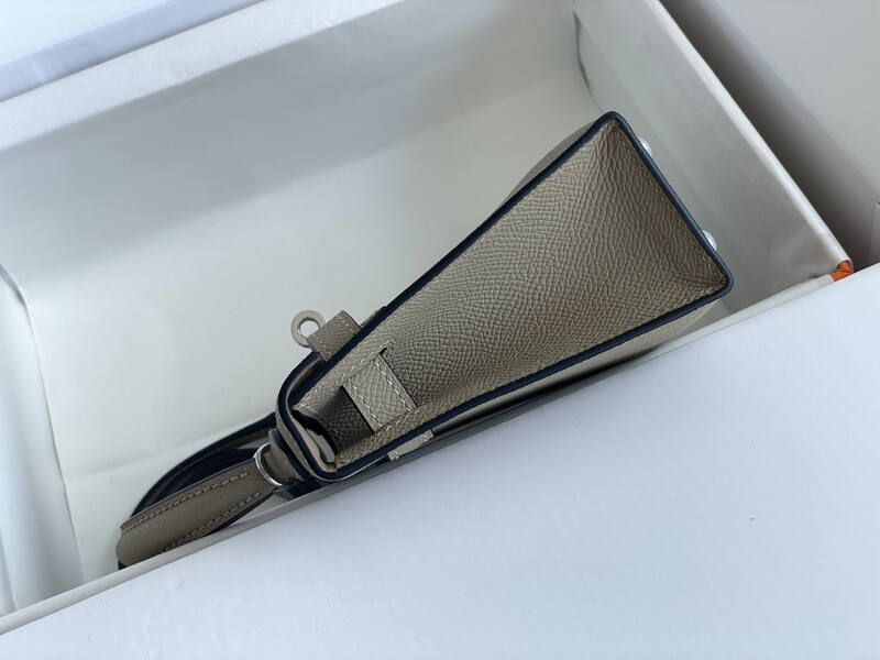 Hermes Kelly Etoupe mini crossbody — AAA Quality Replica