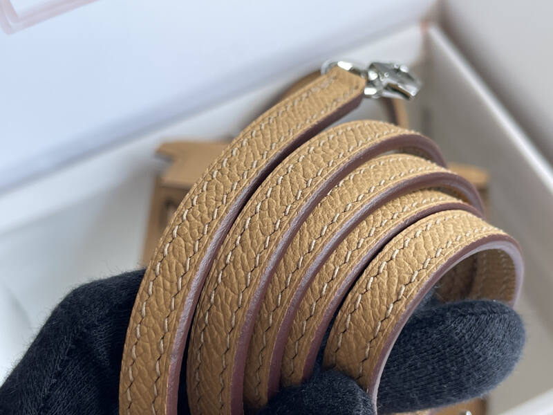 Hermes Mini Kelly II Beige mini crossbody — 1:1 Replica