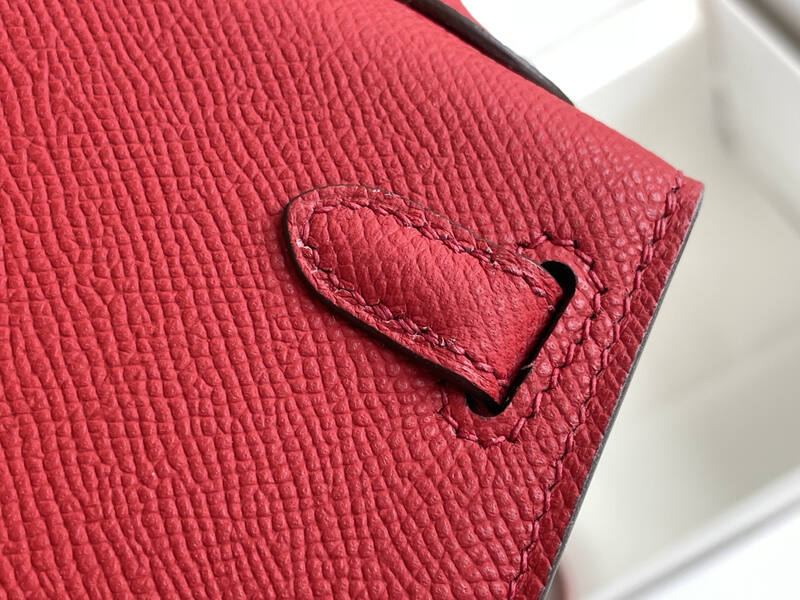 Hermes Kelly Red mini crossbody — 1:1 Replica