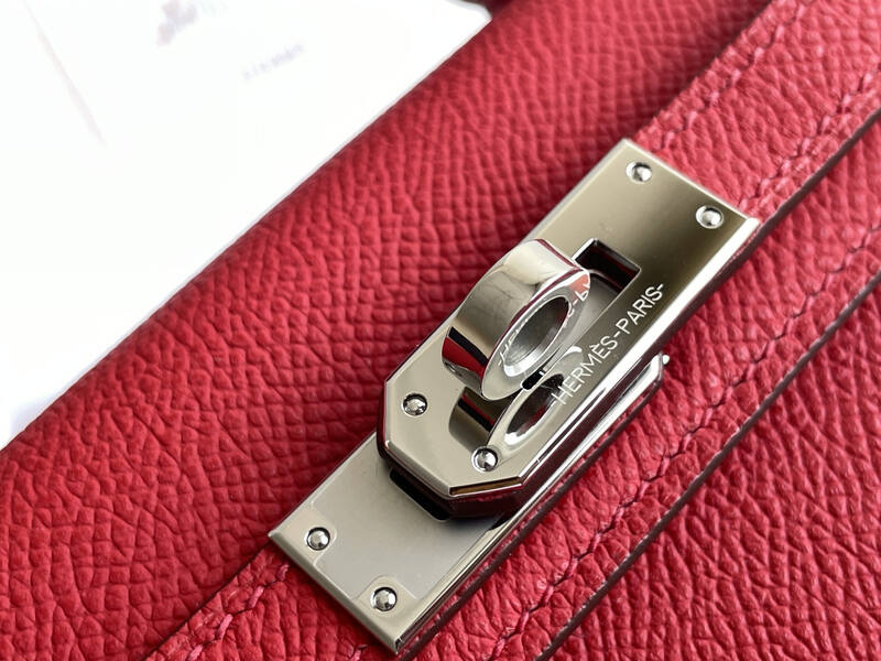 Hermes Kelly Red mini crossbody — 1:1 Replica