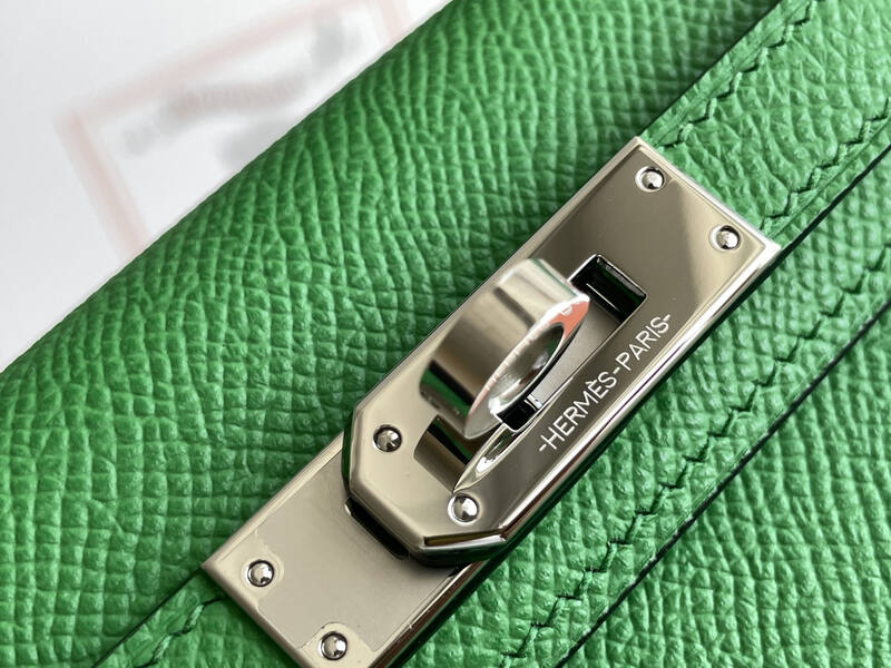 Hermes Mini Kelly Green mini crossbody — AAA Quality Replica