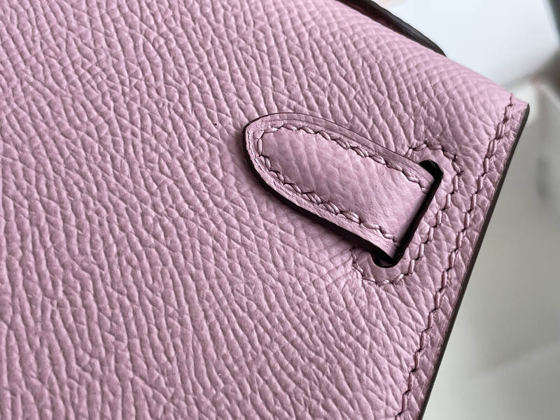 Hermes Mini Kelly Pink mini crossbody — Top Quality Replica