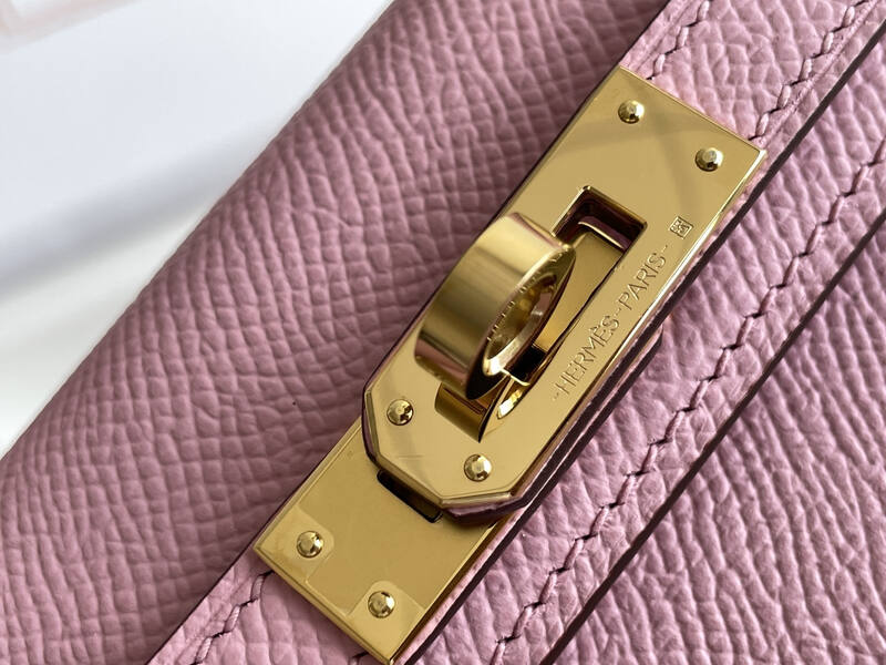 Hermes Mini Kelly Pink mini crossbody — Top Quality Replica