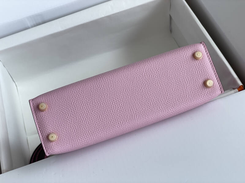 Hermes Mini Kelly Pink mini crossbody — Top Quality Replica