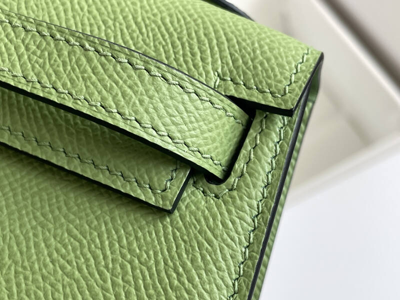 Hermes Kelly Green mini crossbody — Premium Replica