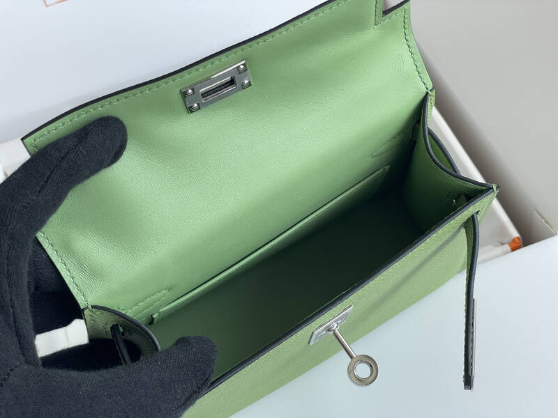 Hermes Kelly Green mini crossbody — Premium Replica