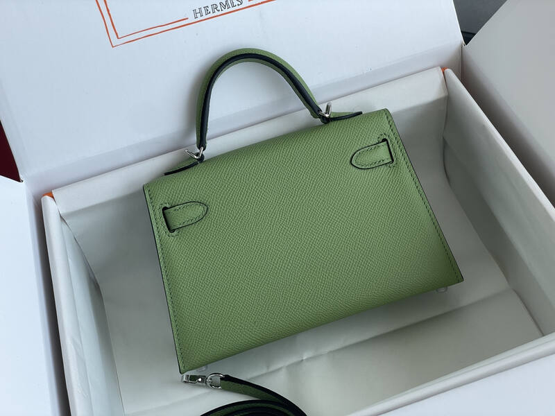 Hermes Kelly Green mini crossbody — Premium Replica
