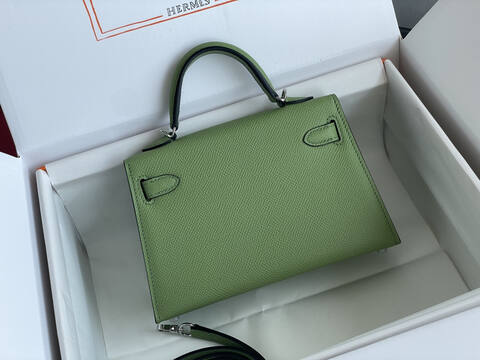 Hermes Kelly Green mini crossbody Premium Replica