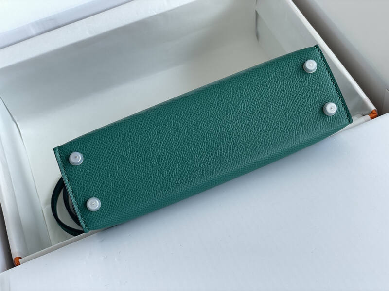 Hermes Mini Kelly II Green mini crossbody — Top Quality Replica