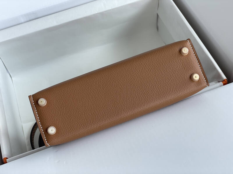 Hermes Mini Kelly Brown mini crossbody — AAA Quality Replica