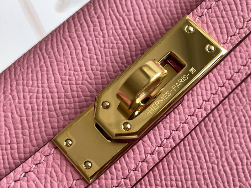 Hermes Kelly Pink mini crossbody — Premium Replica