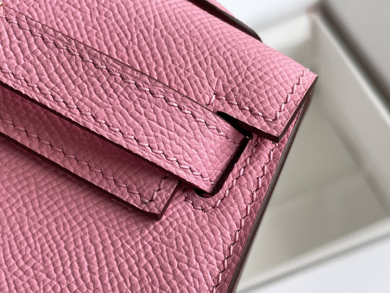 Hermes Kelly Pink mini crossbody — Premium Replica