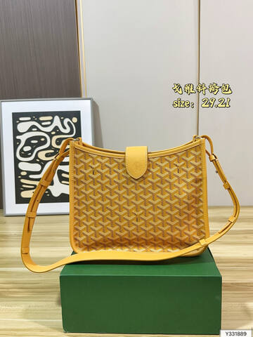 Goyard Yellow 29x21cm crossbody AAA Quality Replica
