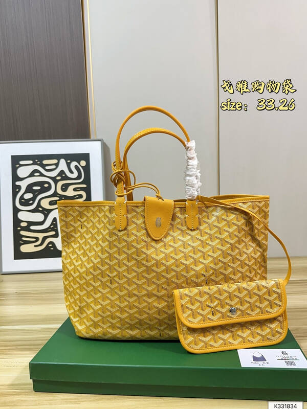 Goyard Saint Louis Yellow tote — Premium Replica
