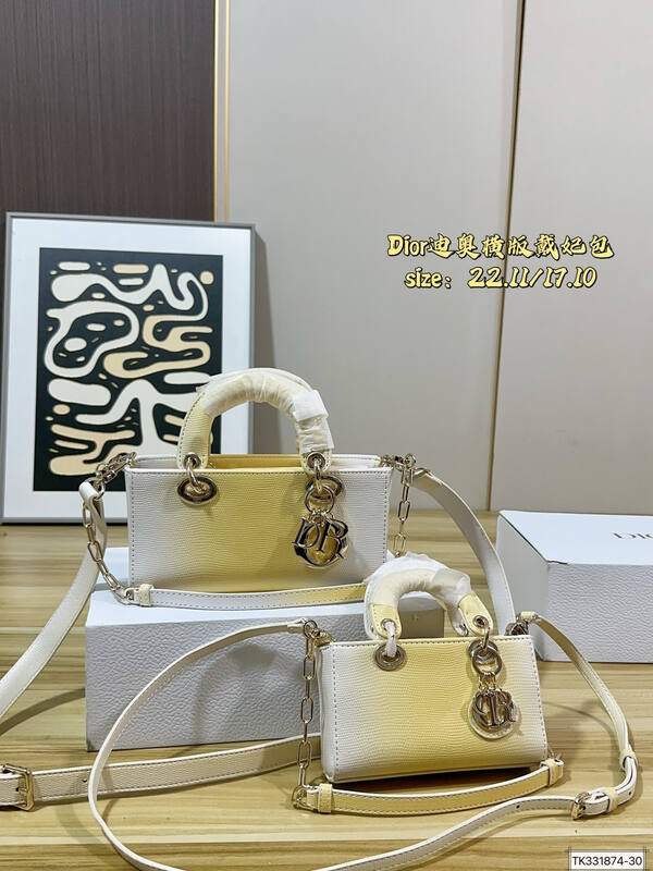 Dior Lady Pink 22x11x17cm crossbody — Top Quality Replica