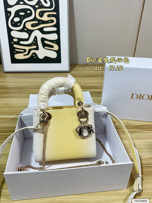 Dior Lady Mint Green 17x15 crossbody — 1:1 Replica