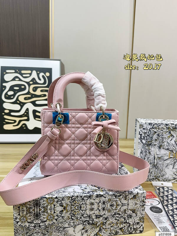 Dior Lady Pink 20 17 crossbody — AAA Quality Replica