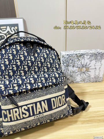 Dior Blue Oblique 34 38 30 35 24 32 backpack 1 1 Replica