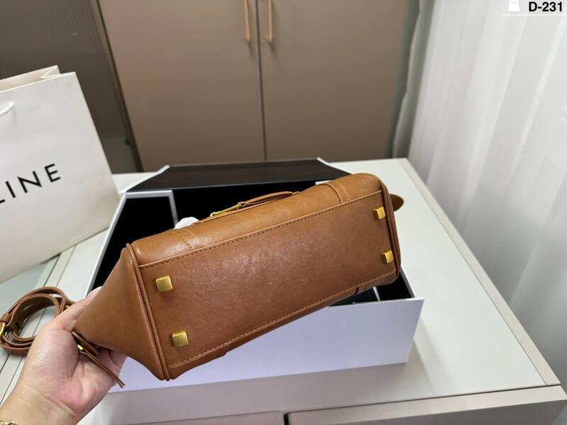 Celine Luggage Tan Leather 27x23x13cm handbag handbag — Top Quality Replica