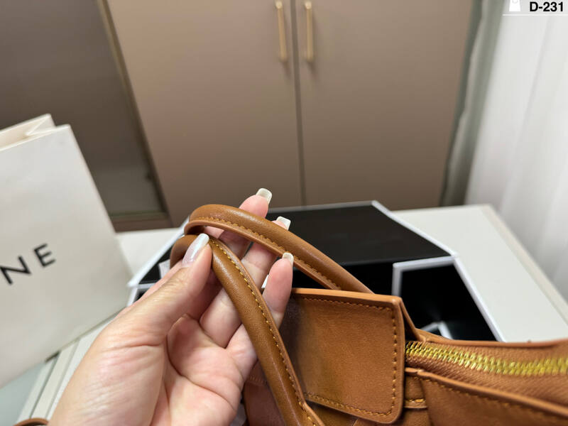 Celine Luggage Tan Leather 27x23x13cm handbag handbag — Top Quality Replica