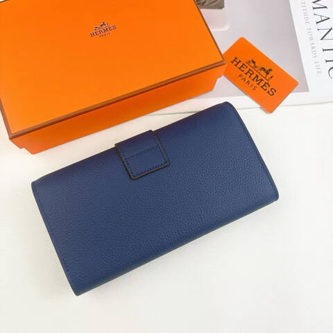 Hermes Blue leather evening Top Quality Replica