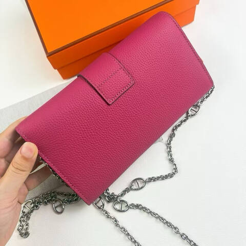 Hermes Pink crossbody AAA Quality Replica