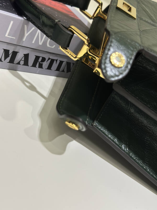 Fendi Peekaboo Green 33x22x14cm shoulder bag — Top Quality Replica