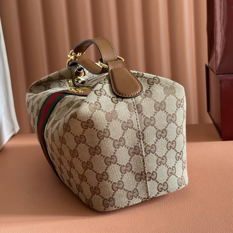 Gucci Vanity Beige GG Canvas shoulder — Top Quality Replica