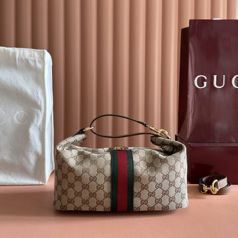Gucci Vanity Beige GG Canvas shoulder — Top Quality Replica