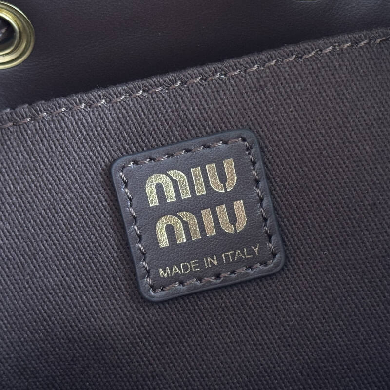 Miu Miu Brown 25x18x10cm shoulder bag — Premium Replica