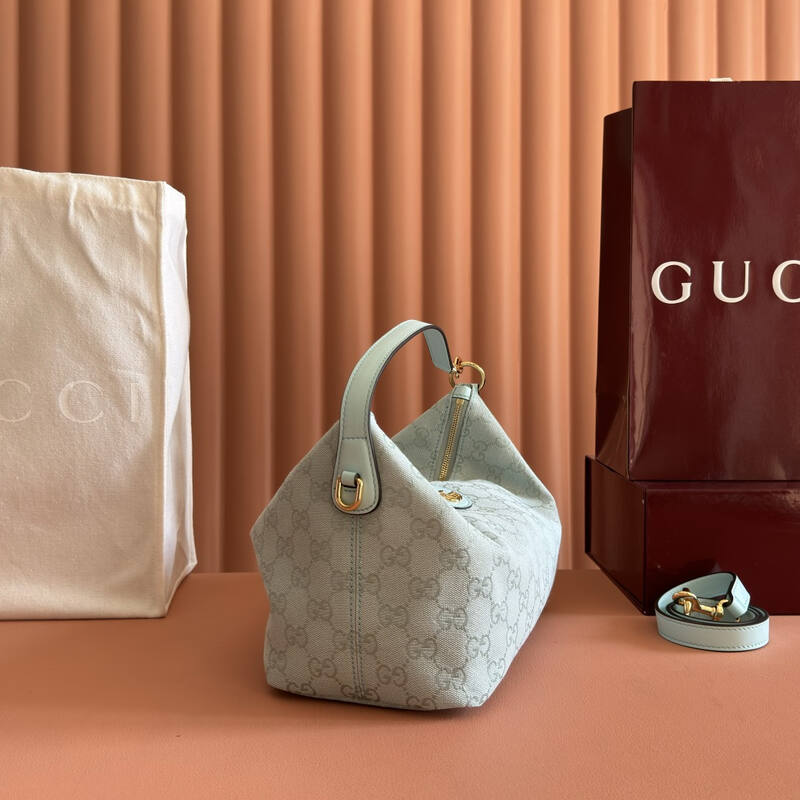 Gucci Vanity Series Light Blue GG Canvas shoulder — Top Quality Replica